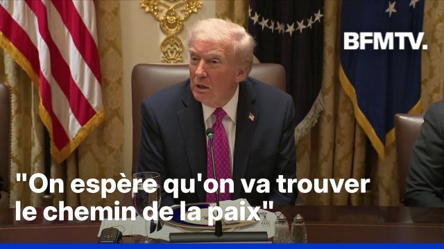 Guerre en Ukraine, Gaza, droits de douane... la prise de parole de Donald Trump en intégralité