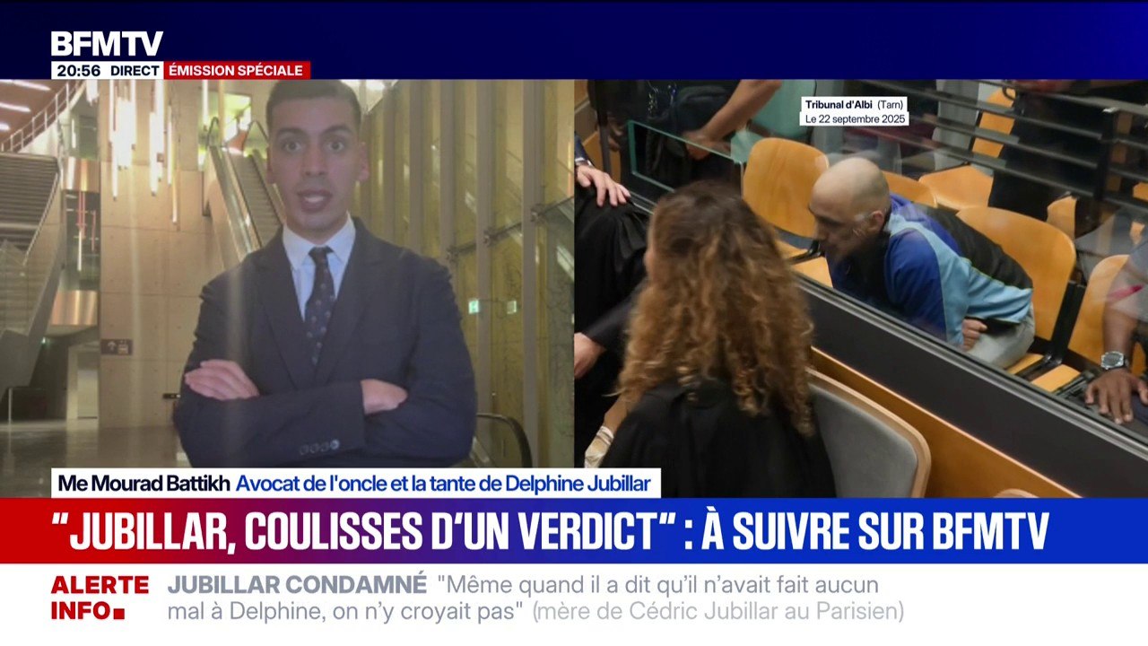 "Ce que l'on demande aujourd'hui, c'est que Cédric Jubillar nous rende le corps de Delphine", déclare Me Mourad Battikh, avocat des oncles et tantes de Delphine Jubillar