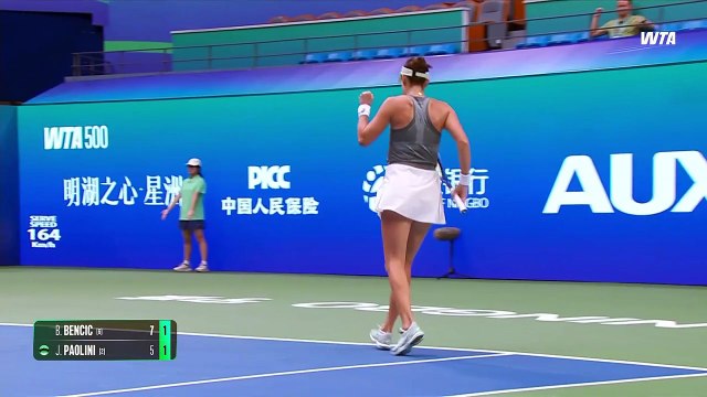 Jasmine Paolini VS Belinda Bencic | WTA Highlights | Quarterfinal | Ningbo 2025