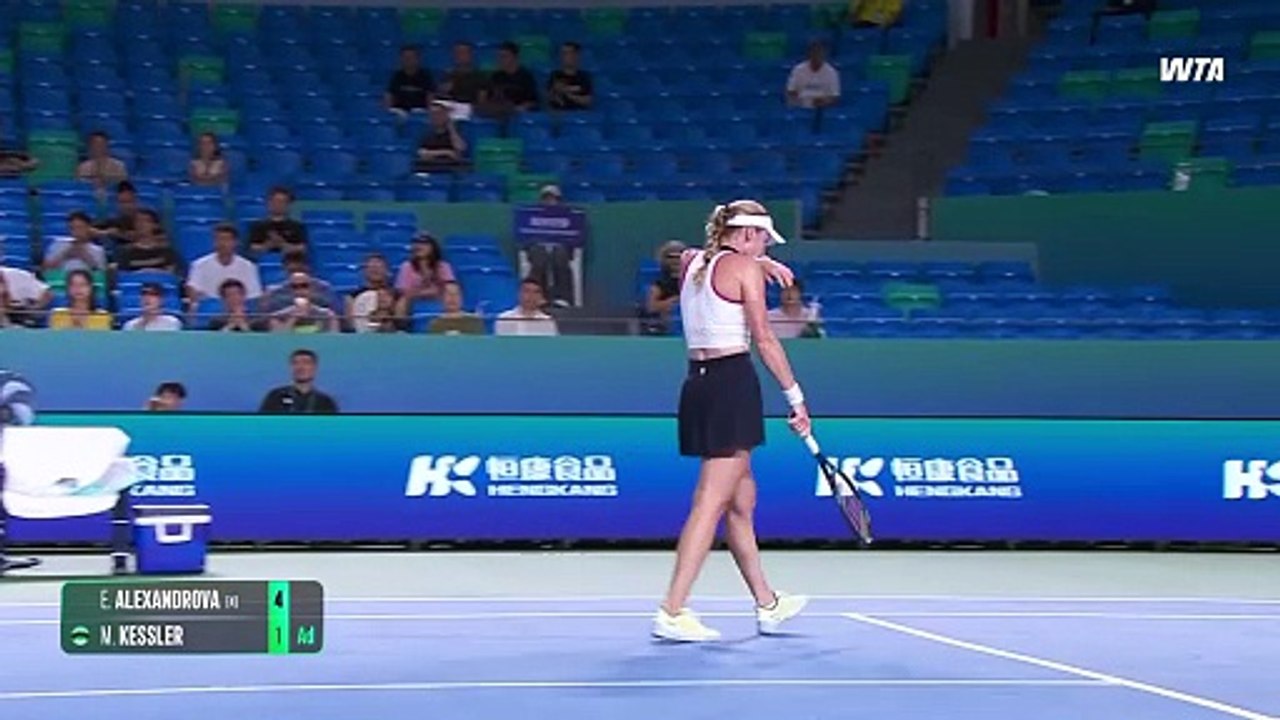 Ekaterina Alexandrova VS McCartney Kessler | WTA Highlights | Quarterfinal | Ningbo 2025