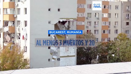 Al menos 3 muertos y 13 heridos en una devastadora explosión en un bloque de pisos en Rumanía