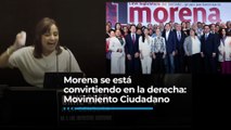 Morena se está convirtiendo en un partido de derecha: Movimiento Ciudadano