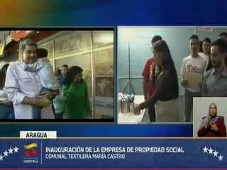 Inaugurada Empresa de Propiedad Social Comunal "Textilería María Castro" en Aragua