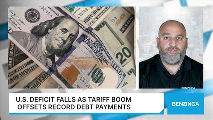 U.S. Deficit Falls As Tariff Boom Offsets Record Debt Payments