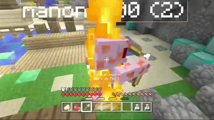 PVP épique entre AMIS sur MINECRAFT ! ⚔️ #12