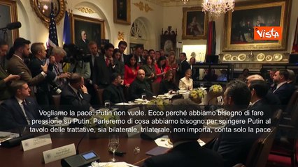 Zelensky alla Casa Bianca: Servono forti garanzie di sicurezza per l'Ucraina