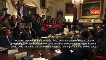 Zelensky alla Casa Bianca: Servono forti garanzie di sicurezza per l'Ucraina