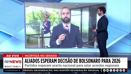 INCERTEZAS? Aliados esperam decisão de Bolsonaro para eleições 2026