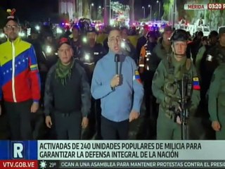 Con gran movilización cívico-militar se activaron las ODDI del estado Mérida