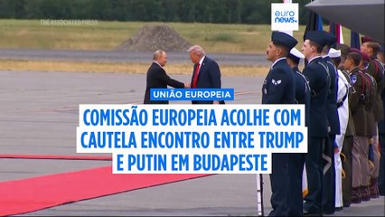UE acolhe com cautela encontro entre Trump  e Putin em Budapeste