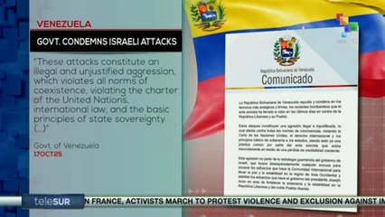 Venezuela | Government condemns Israeli attacks