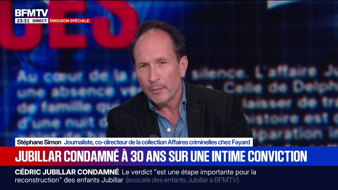 Condamnation de Cédric Jubillar: "L'enseignement de ce procès, c'est que la prime à la dissimulation d'un corps, c'est terminé", explique Stéphane Simon, journaliste