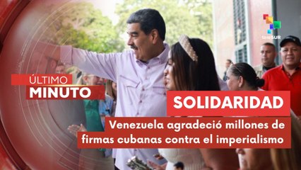 Venezuela y Cuba unen voluntades contra amenazas externas