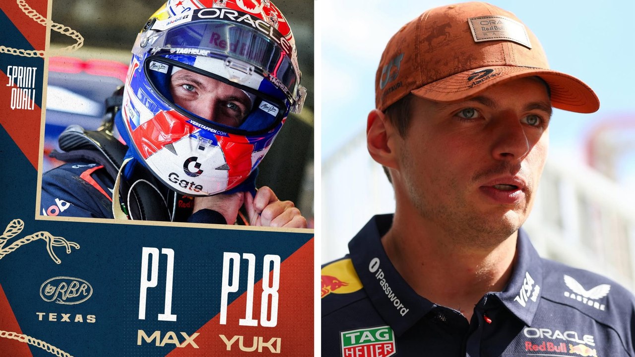 Max Verstappen arrebata la pole para la carrera Sprint del GP de Estados Unidos en Austin a McLaren