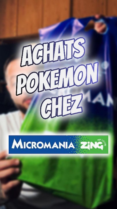 Achats Pokemon chez Micromania ! #Exclu #Pokemon #Micromania