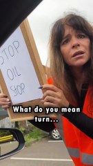 Oil Protester Blocks My Car and Starts Lecturing Me 😬