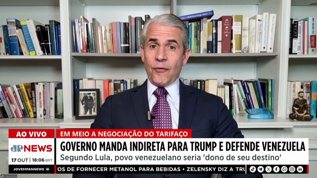 LULA ATACA INDIRETAMENTE TRUMP E DEFENDE VENEZUELA | OS PINGOS NOS IS - 17/10/25