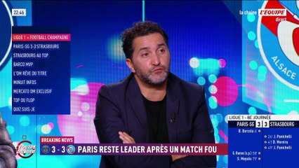 Faut-il retenir le match de Strasbourg ou la remontée du PSG ? - L'Équipe du Soir - extrait