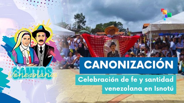 Isnotú celebra la canonización de José Gregorio Hernández y Carmen Rendiles