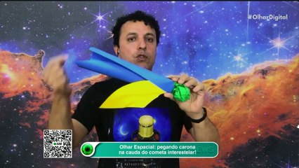 Olhar Espacial: pegando carona na cauda do cometa interestelar!