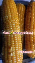 Corn making in village boil bhutta recipe