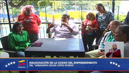 Jefe de Estado inaugura la Ciudad del Emprendimiento en el  urbanismo Oscar López Rivera de Caracas