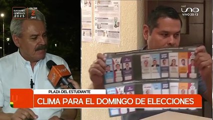 ASÍ ESTARÁ EL CLIMA EL DÍA DE LAS ELECCIONES