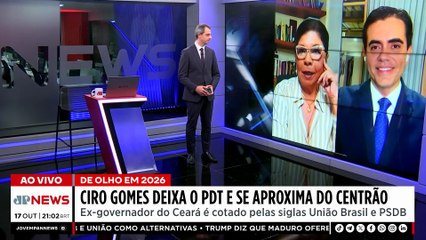 Ciro Gomes deixa o PDT e se aproxima de partidos do Centrão