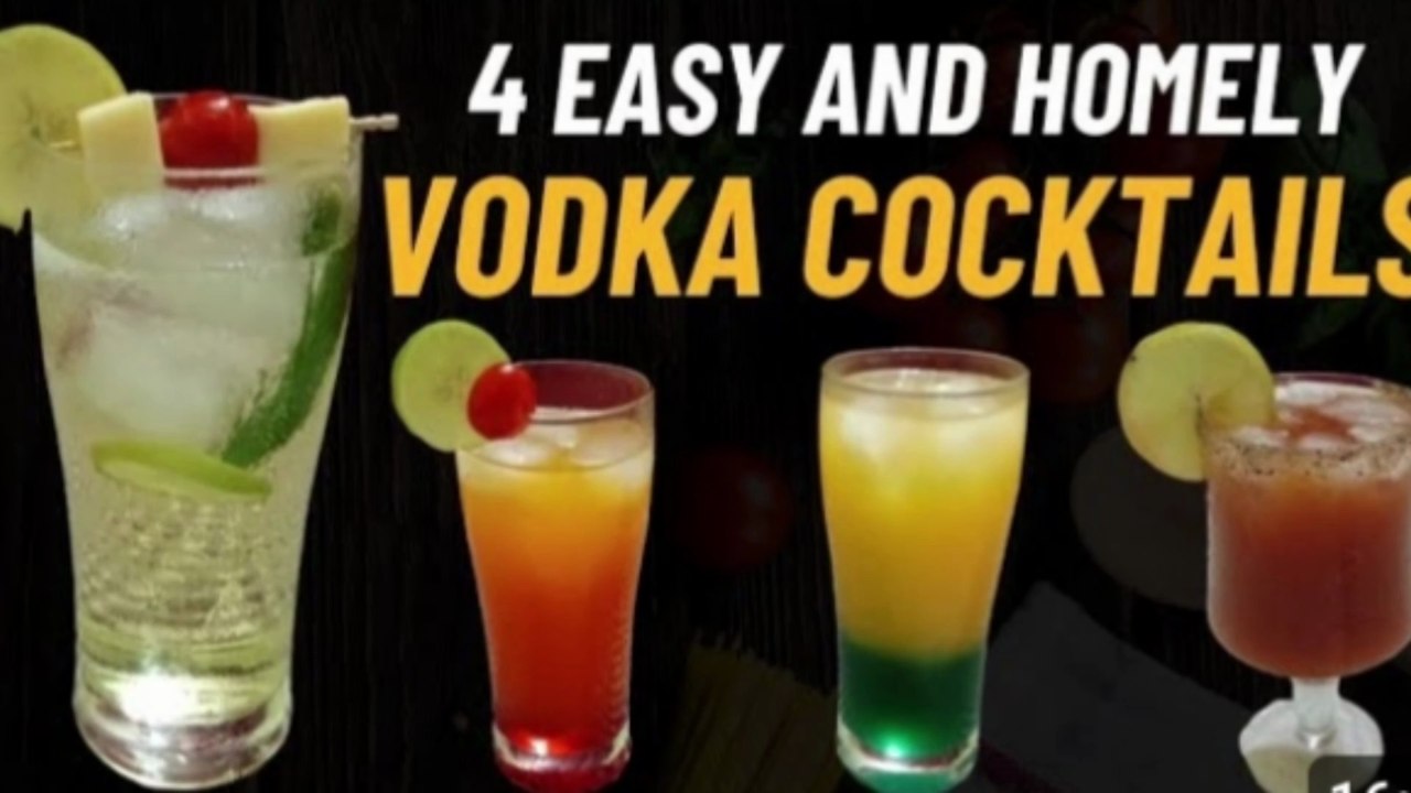 4 Easy Vodka Cocktails at Home, Best Vodka Cock...