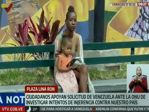 Ciudadanos respaldan solicitud de Venezuela ante la ONU de investigar actos injerencistas de EE.UU.