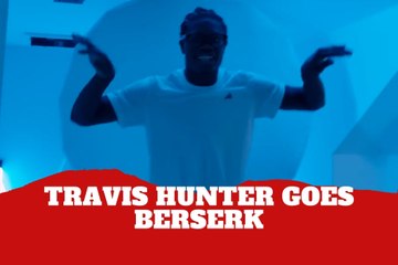 Travis Hunter goes berserk when he sees his new fully custom streaming room