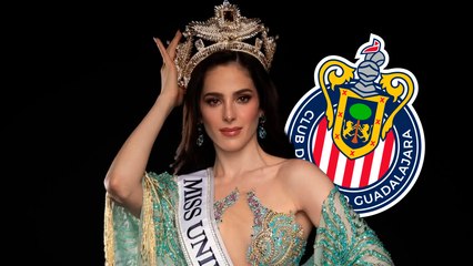 Fátima Bosch presume su amor por Chivas; la Miss Universo México 2025 recibe regalo del Rebaño