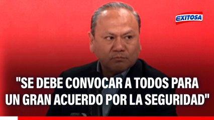 Gobierno debe llamar a TODOS los sectores políticos para acuerdo por la seguridad, según González