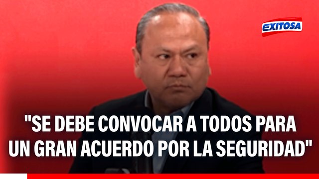 Gobierno debe llamar a TODOS los sectores políticos para acuerdo por la seguridad, según González
