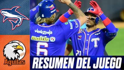 Resumen del juego Tiburones de La Guaira vs Águilas del Zulia | 17 de octubre del 2025