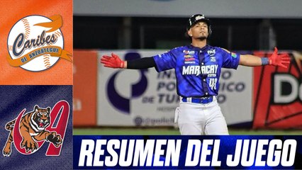 Resumen del juego Caribes de Anzoátegui vs Tigres de Aragua | 17 de octubre del 2025