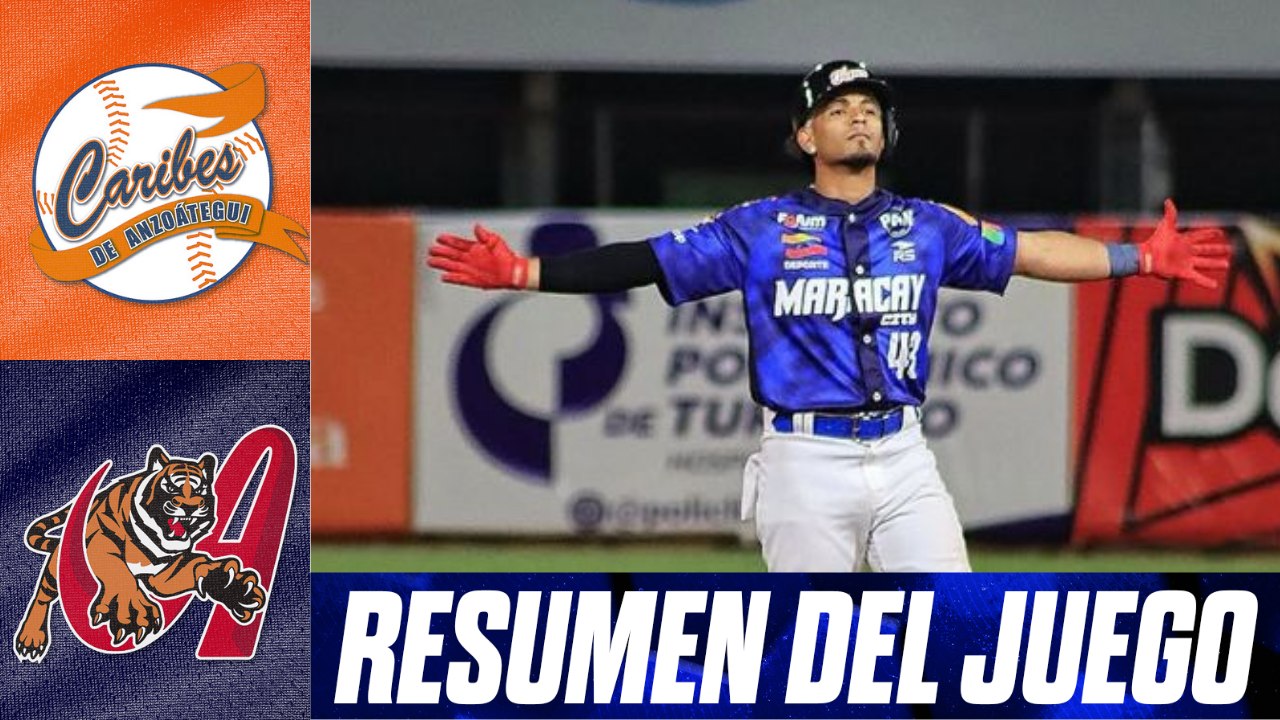Resumen del juego Caribes de Anzoátegui vs Tigres de Aragua | 17 de octubre del 2025