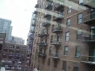 Chicago Downtown, Views from A Train in 2016