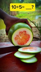 I Cut This Pomelo Into Round Slices — Fruit Cutting Skills