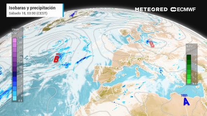 La llegada de varios frentes inestabilizarán la atmósfera