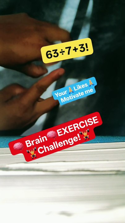 👿Powerful🧠Brain🧠🙇Exercise💪🏼🏋🏼Challenge💥💥