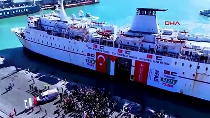 Türkiye'nin 17. İyilik Gemisi ''Akdeniz'' Mısır'a ulaştı