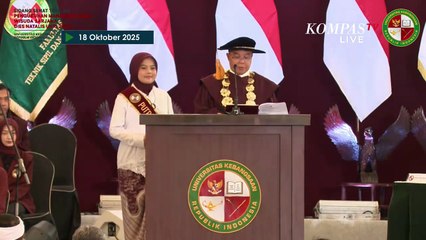 [FULL] Wisuda Universitas Kebangsaan, Sufmi Dasco Terima Kasih ke Prabowo