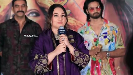 Actress Sonakshi Sinha Fun Speech @ Jatadhara Movie Trailer Launch Event