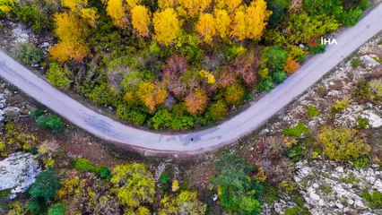 İsviçre Alplerinden farkı yok: Sonbaharda muhteşem manzaralar