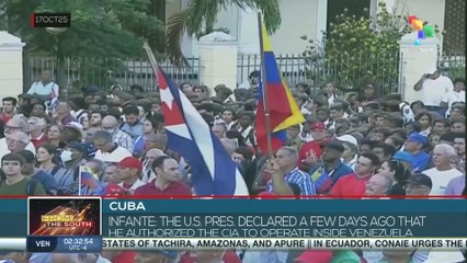 Cuba: Havana residents condemn U.S. aggression against Venezuela