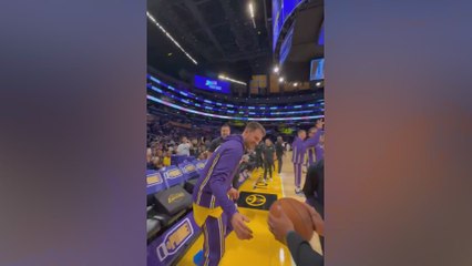 Luka, 'on fire' hasta antes del partido: la canasta de Doncic que es más impresionante que su cambio físico