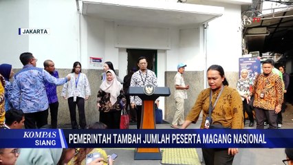Bersiap! Jumlah Peserta Magang Nasional Ditambah, Begini Keterangan Menko Airlangga | KOMPAS SIANG