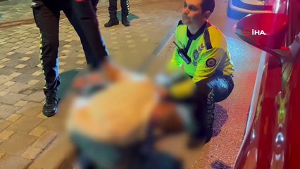 Bursa’da alkollü sürücü ortalığı birbirine kattı: ‘Lahmacunu size 60 liraya satıyorum’