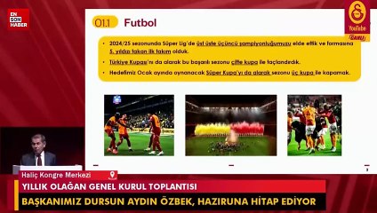 Dursun Özbek, Galatasaray'ın yeni hedefini açıkladı